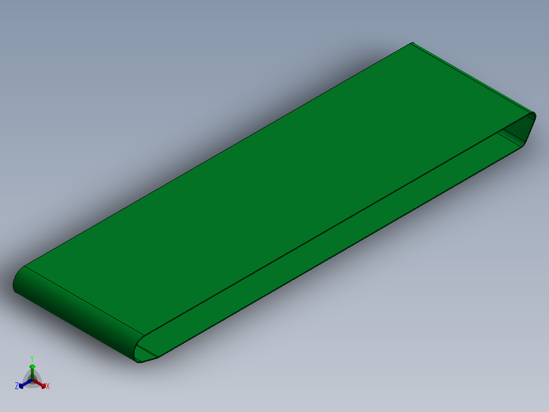 1米X0.3米皮带机构正等轴测图