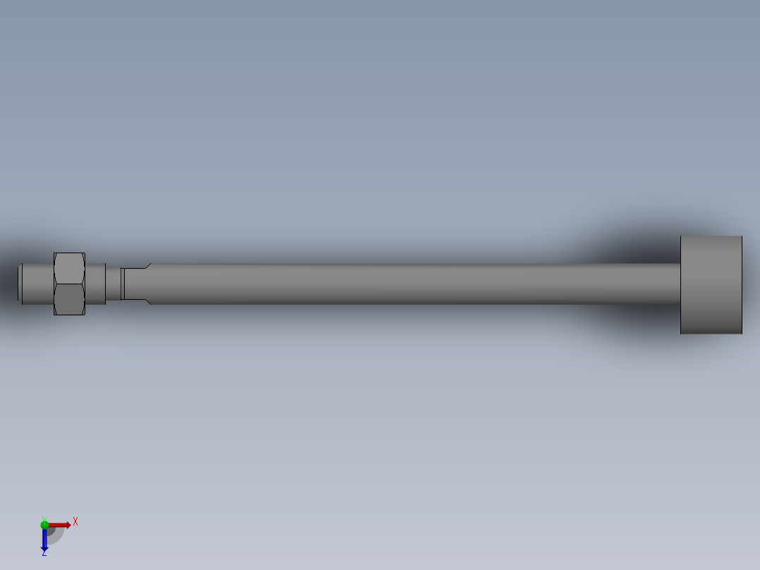 标准气缸 亚德客 MI20x50SU-导杆俯视图