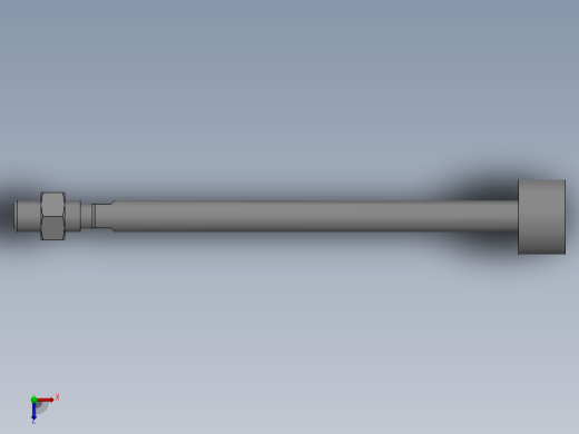 标准气缸 亚德客 MI20x50SU-导杆俯视缩略图