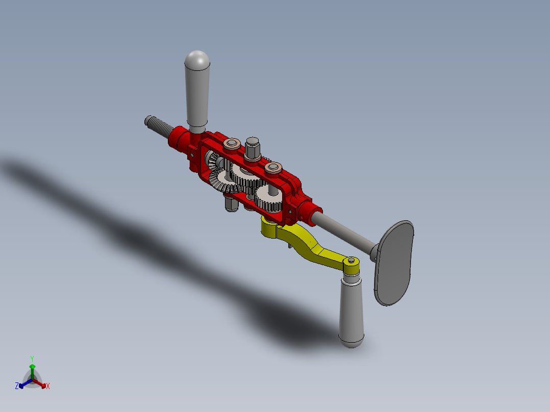 电钻(64)正等轴测图