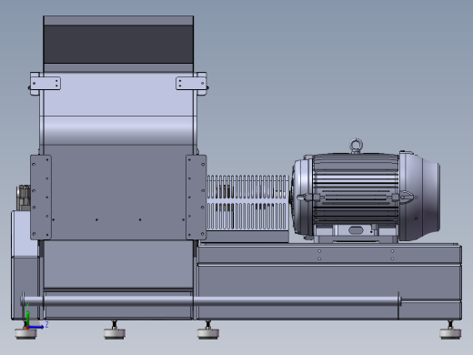 破碎机、锤式破碎机左视缩略图