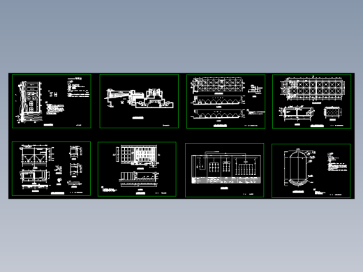 黄河提水水厂净化供水工程套图
