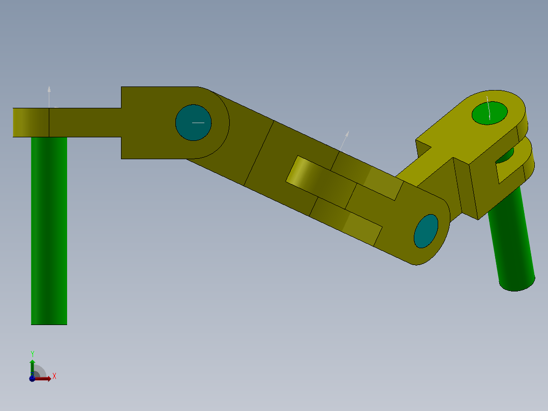 链节组件前视图
