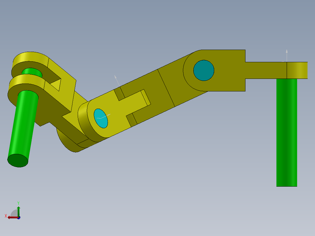 链节组件后视图