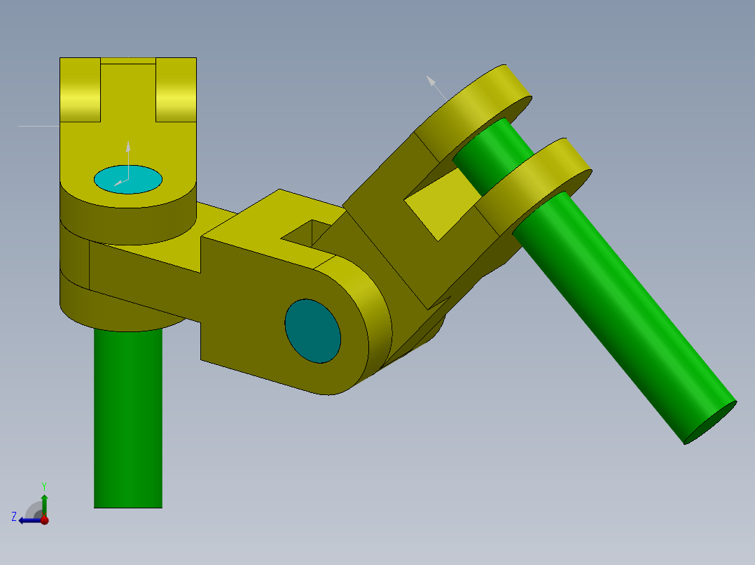 链节组件右视图