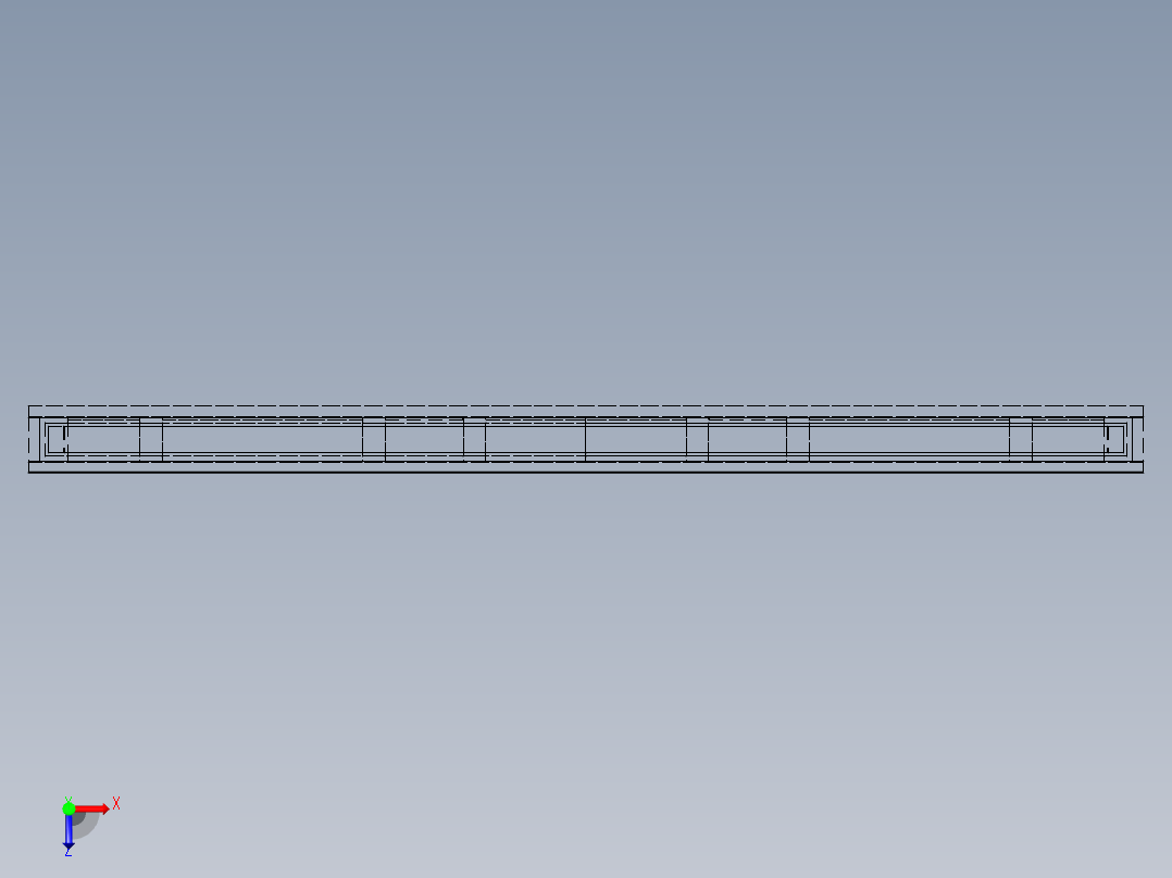 真空混气降噪玻璃俯视图
