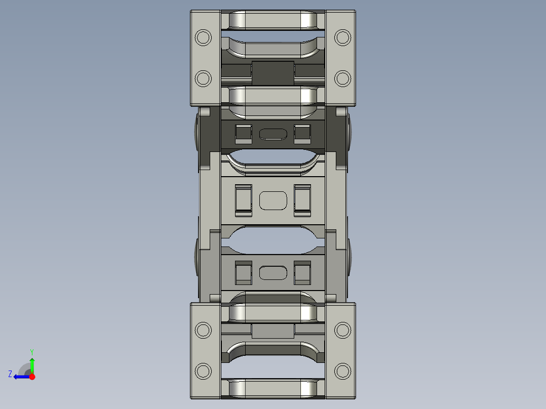 H20Q138S-桥式拖链xt6右视图