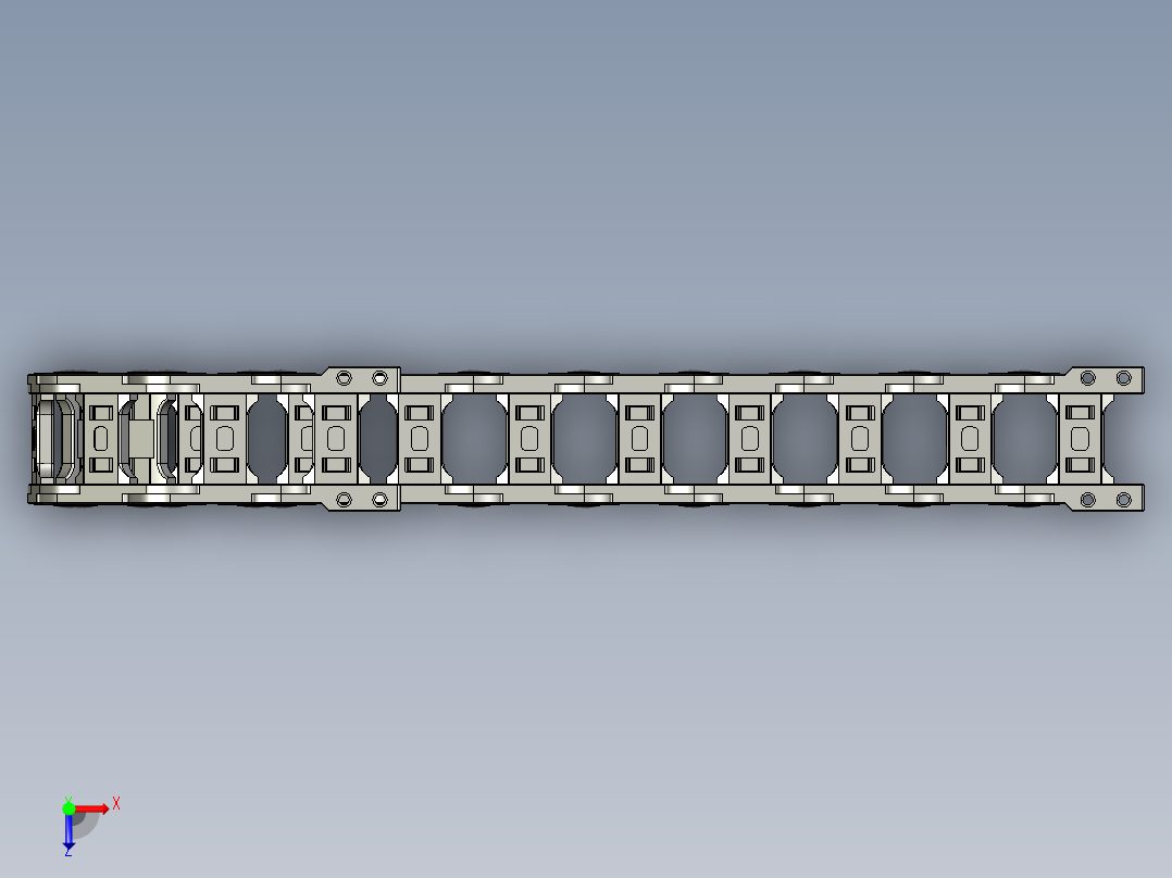 H20Q138S-桥式拖链xt6俯视图