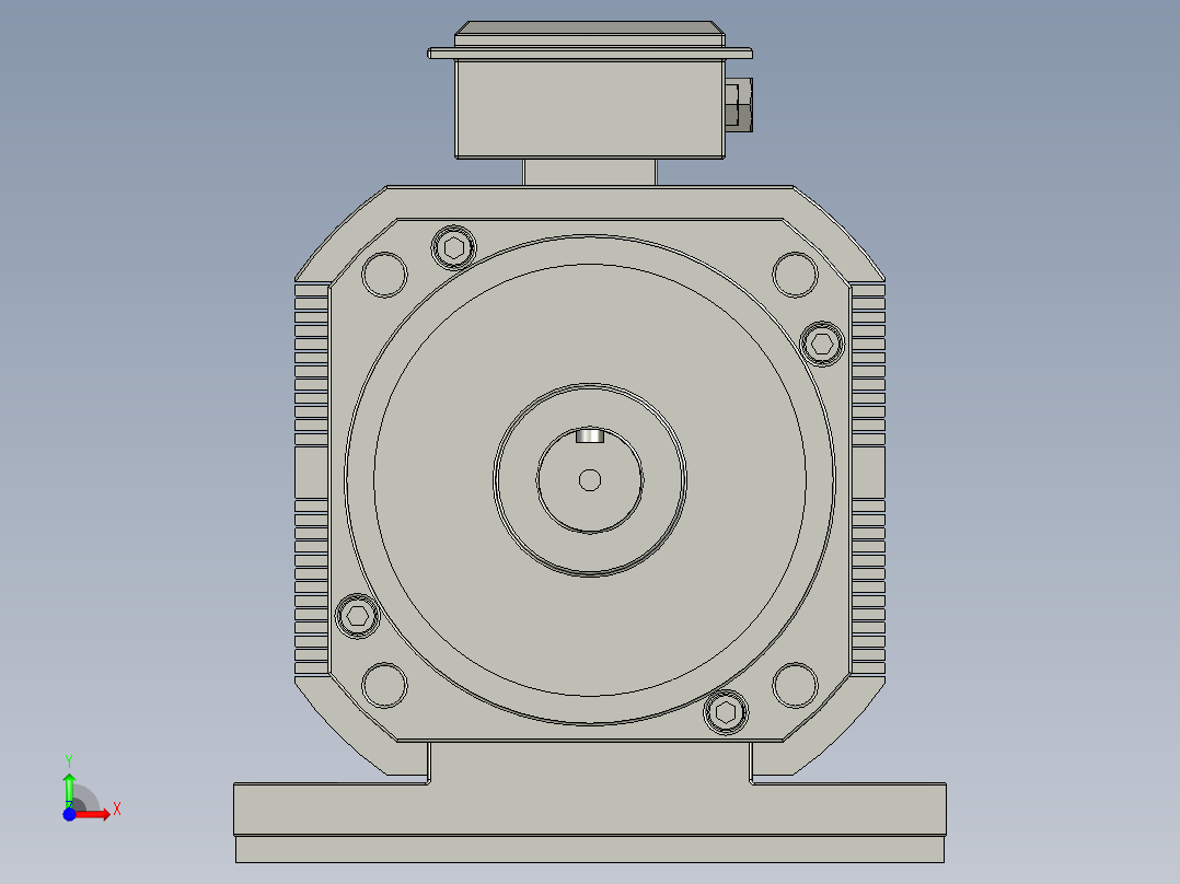 主轴伺服电机195ZST-X20015(2)-副本前视图