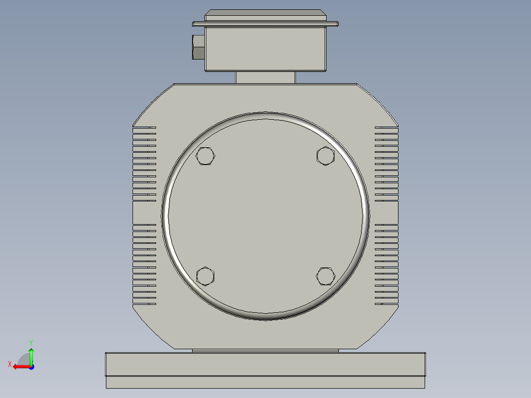 主轴伺服电机195ZST-X20015(2)-副本后视图