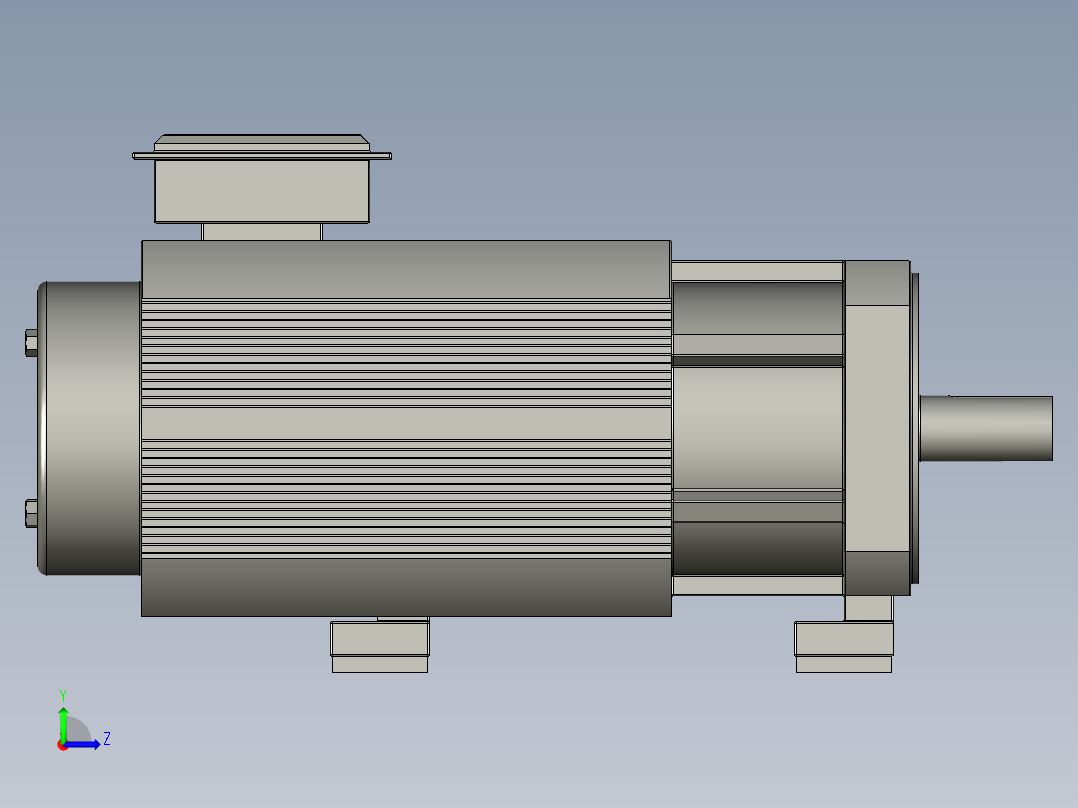主轴伺服电机195ZST-X20015(2)-副本左视图