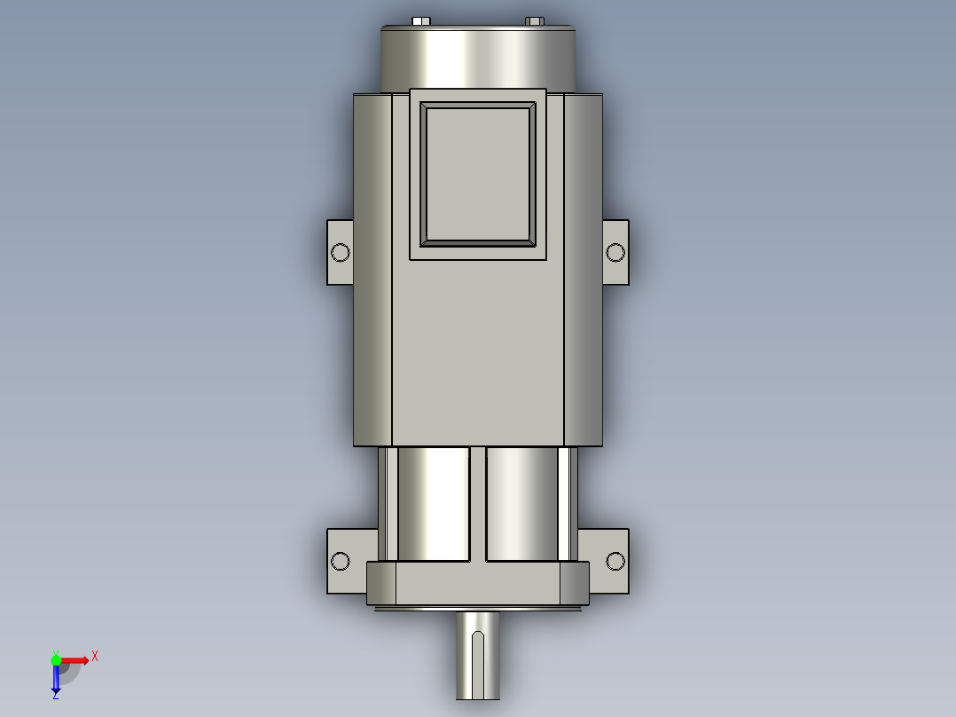 主轴伺服电机195ZST-X20015(2)-副本俯视图