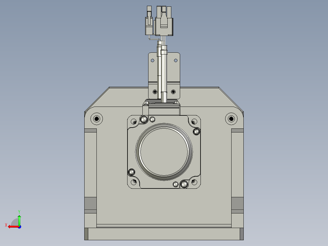 吸料旋转模组后视图