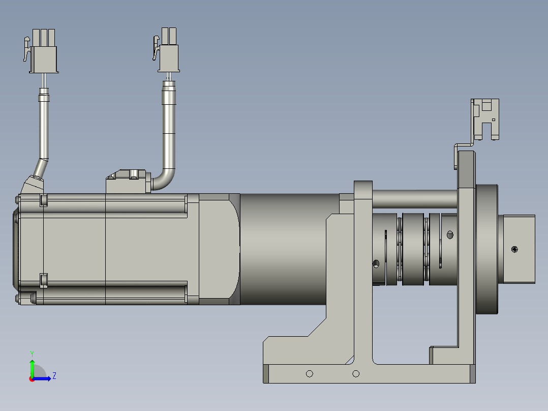 吸料旋转模组左视图