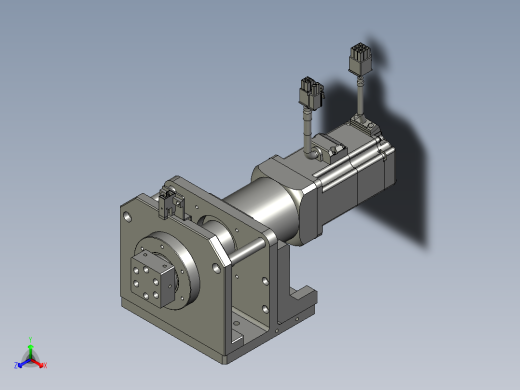 吸料旋转模组正等轴测缩略图