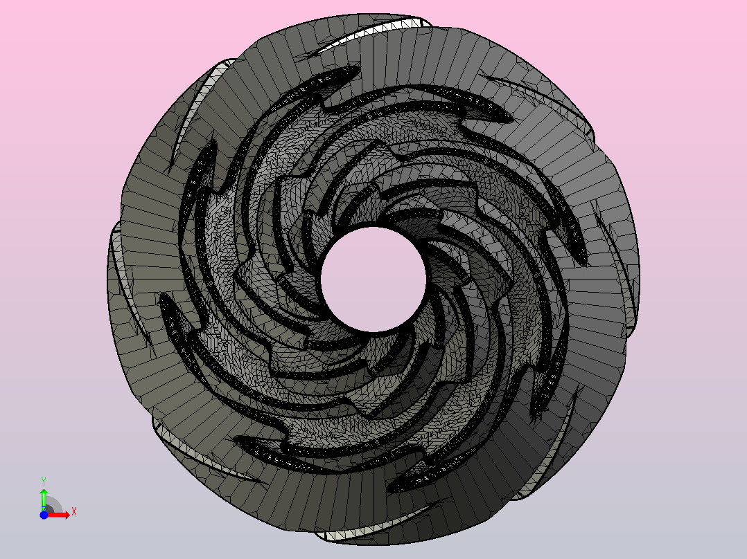 圣诞树贯穿式底座前视图