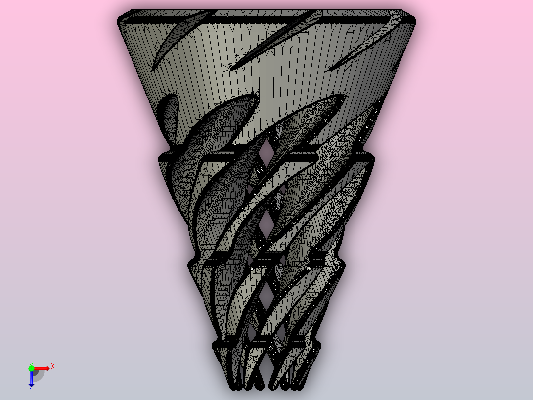 圣诞树贯穿式底座俯视图