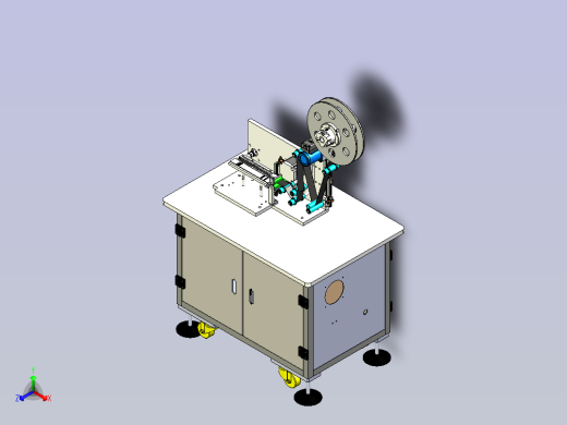 纸条贴标机正等轴测缩略图