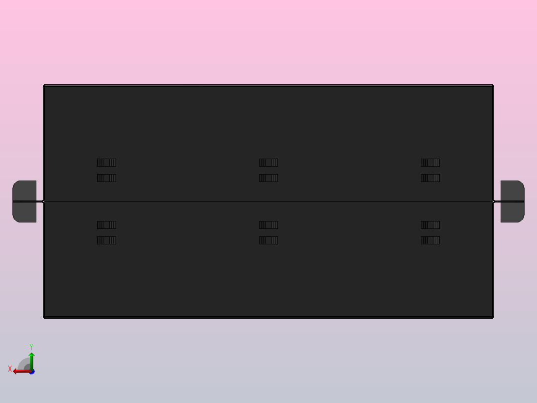 BBQ户外烧烤架后视图