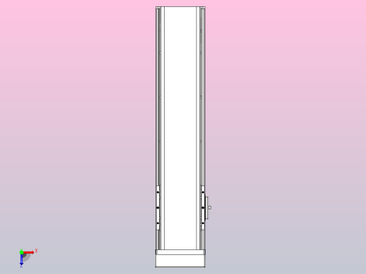 日规模组半封闭丝杆TPA-HNR-110D-1610C-L350-MP-C-P40-N3俯视缩略图