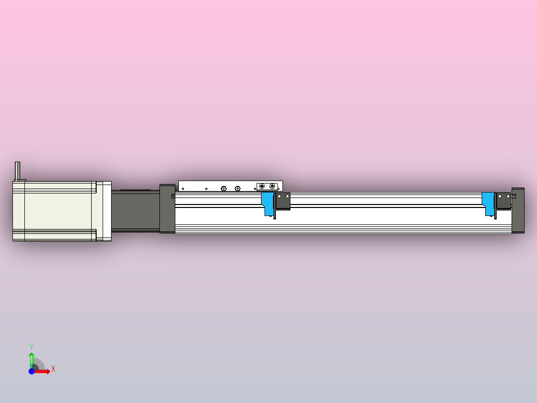 FSL120 直线模组[FSL120-E300-10C7-BC-B86]前视图
