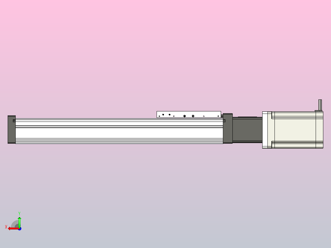 FSL120 直线模组[FSL120-E300-10C7-BC-B86]后视图