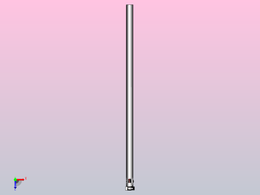 皮带直线轴半封闭可选导轨TPA-HNB-120D-110-L3000-LU-Y-P40-N3俯视缩略图