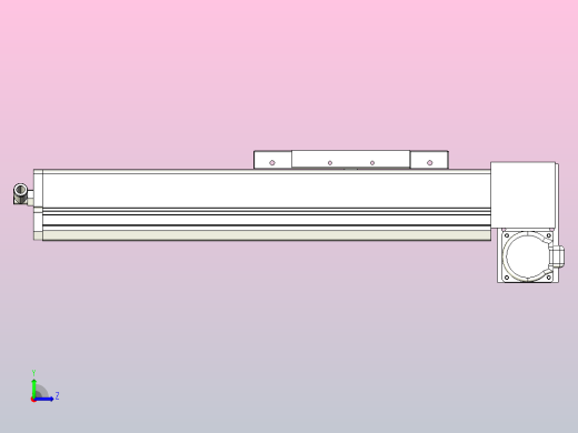 MCB17无尘皮带滑台[MCB17-L40-200-RD-P40-C3]左视缩略图