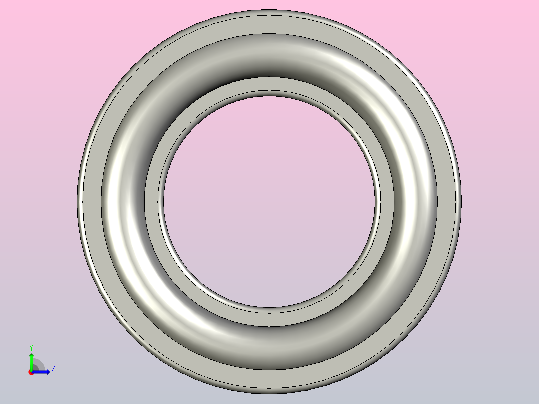 SKF自调心球轴承ball_bearing_2211_ek_0左视图