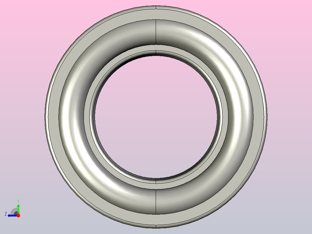 SKF自调心球轴承ball_bearing_2211_ek_0右视图