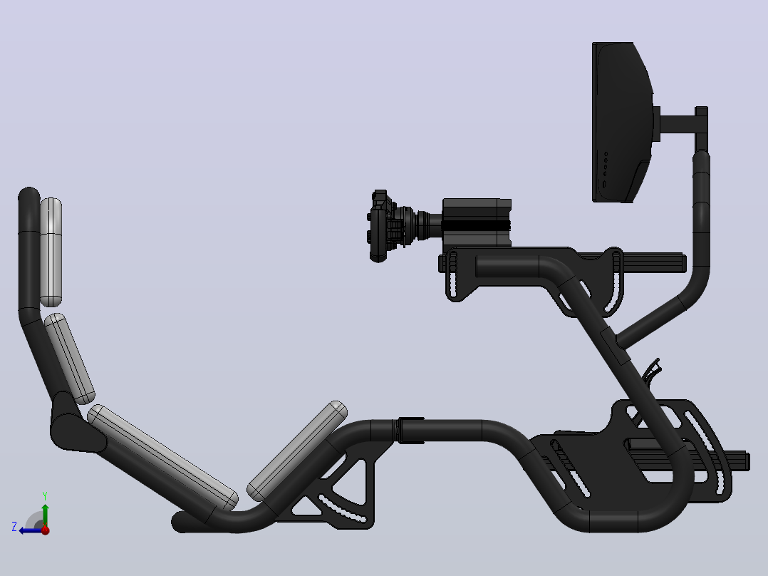 F-GT Pro全座舱模型右视图