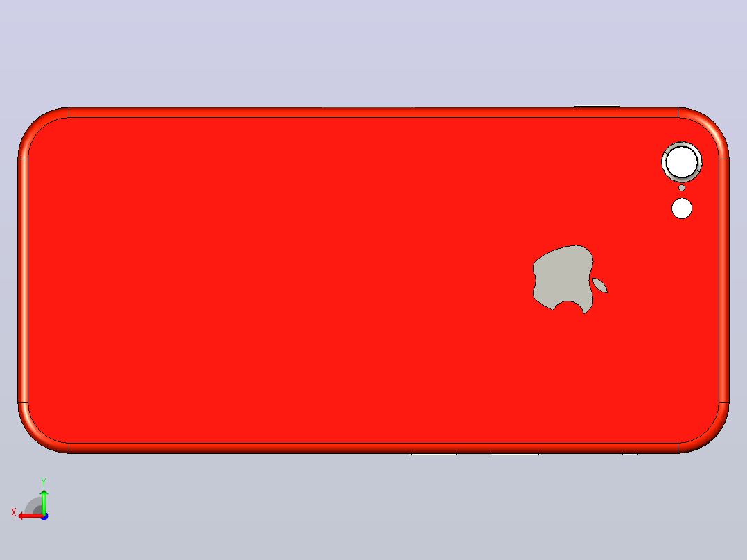 Phone SE2 14后视图