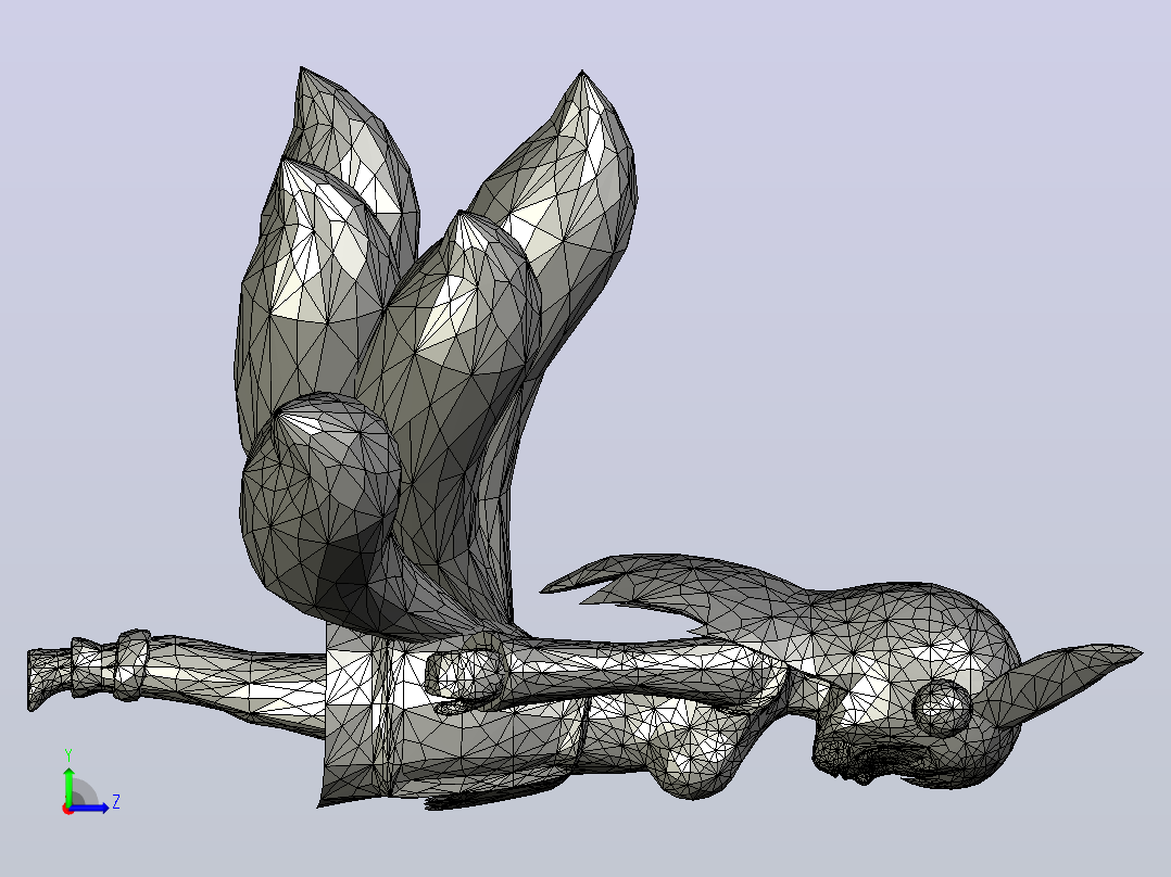 Q版九尾（阿里）左视图