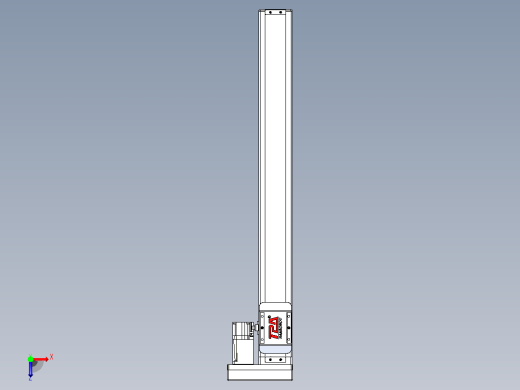 滚珠丝杠直线轴带导轨全封闭TPA-HCR-65S-1610C-L550-ML-Y-P10-N3俯视缩略图