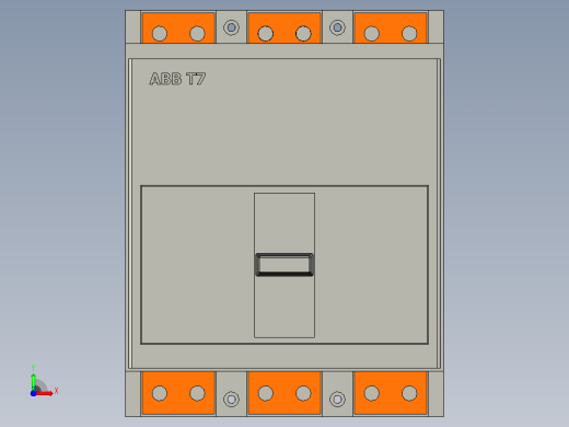 ABB T7H 3P低压电气设备前视缩略图