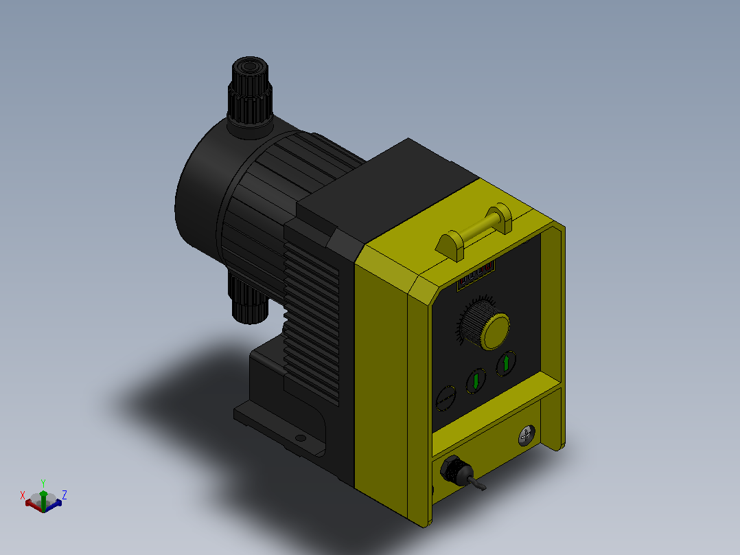 JLM电磁驱动小型微型计量泵[LLM-15.1／1.0]正等轴测图