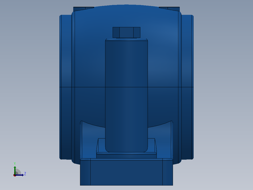 SN600系列[SN613-SSN613]轴承左视图
