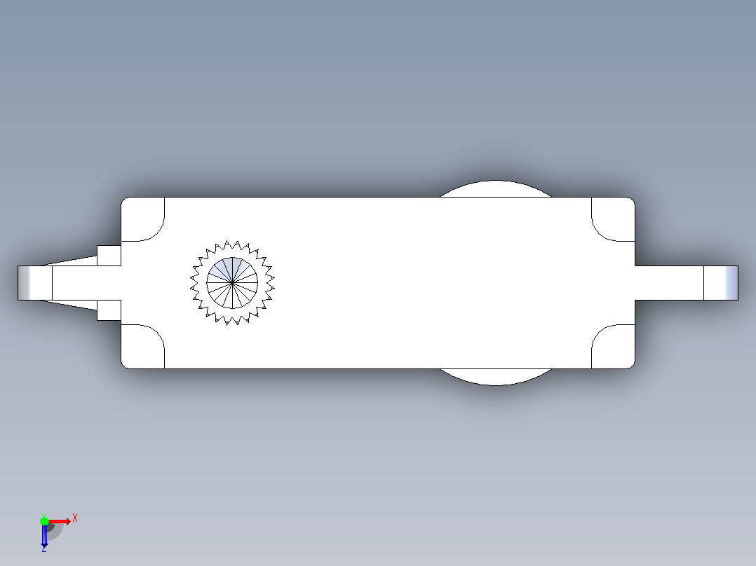 SG 1211电器阀俯视图