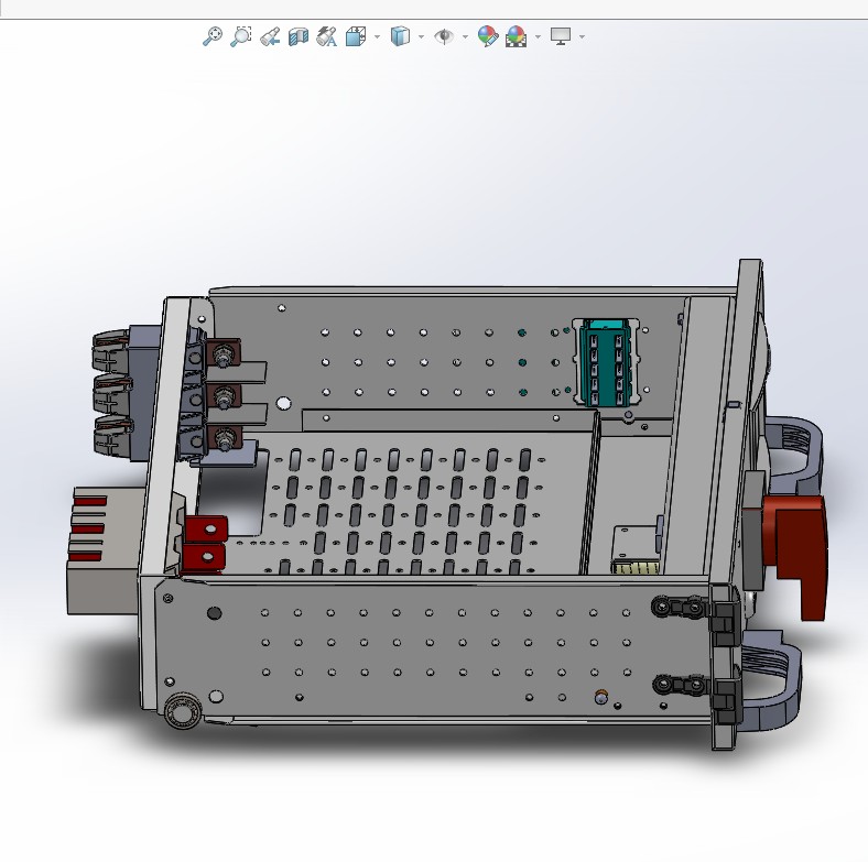 电气成套配电柜开关柜二代抽屉 3D图纸 机械设计素材3D模型