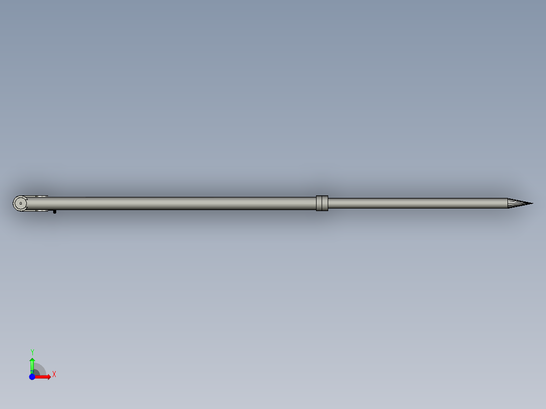 钓伞撑架-3D前视图