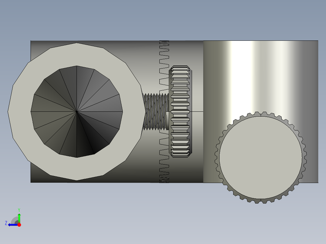 钓伞撑架-3D右视图
