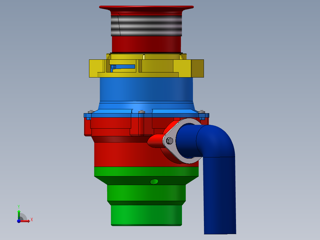 食品垃圾处理器1327137前视图