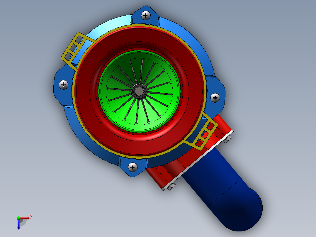 食品垃圾处理器1327137俯视图