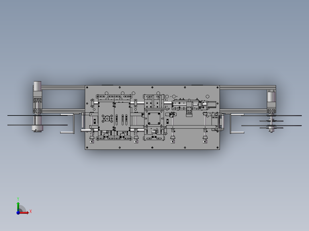 载带成型机前视图