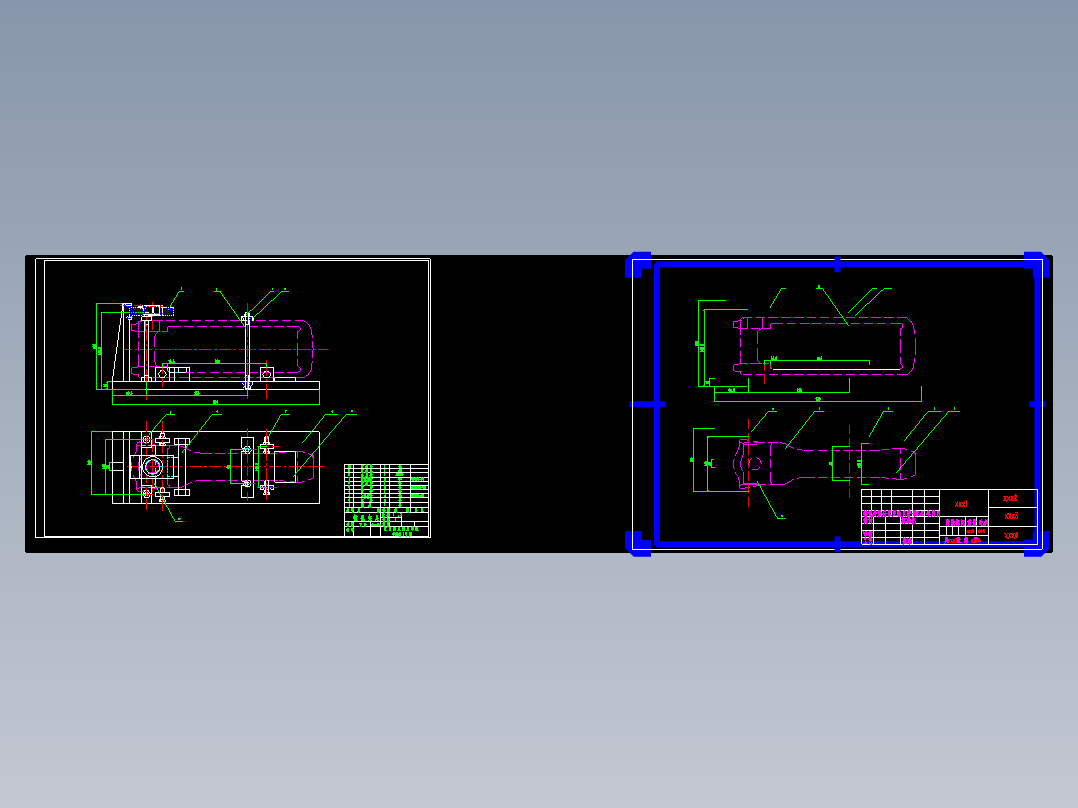 勾尾框夹具设计