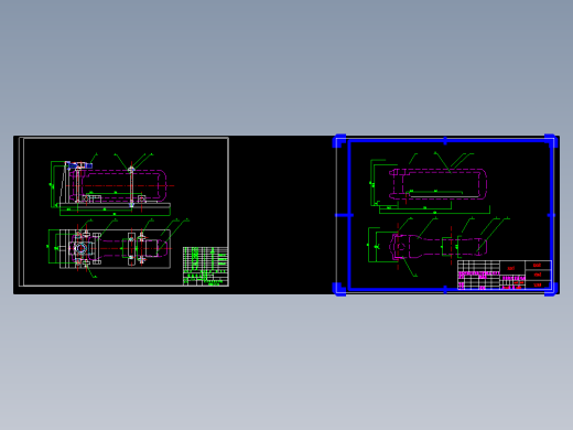 勾尾框夹具设计