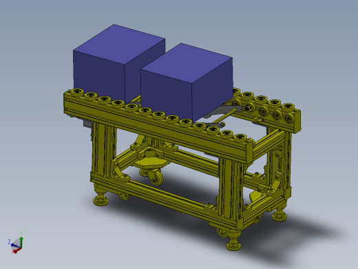 M12带避让组件的传送带