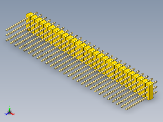 彩色公头100mil（2.54mm）系列-DS1021_yellow_3x28p_100mil_Type5_rev1.0