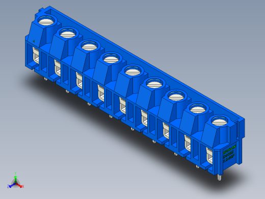 DEGSON DG365 系列 7.5mm 接线端子-DG365-7.5-09P-12-00AH
