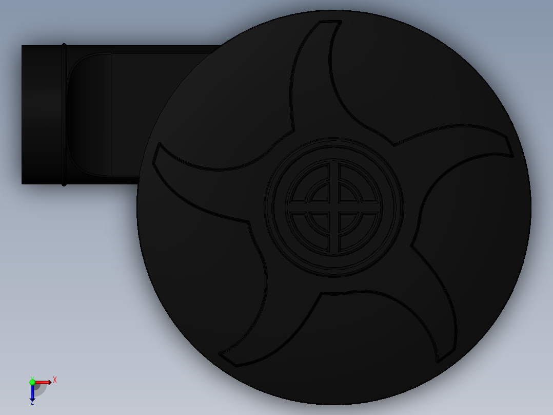 12V电动气泵俯视图